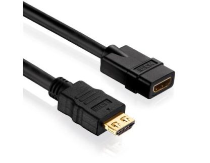 PureLink Kabel HDMI - HDMI, 1 m, Kabeltyp: Verlängerungskabel, Videoanschluss Seite A: HDMI, Videoanschluss Seite B: HDMI, Detailfarbe: Schwarz, Kabellänge: 1 m PI1100-010