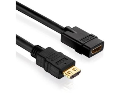 PureLink Kabel HDMI - HDMI, 3 m, Kabeltyp: Verlängerungskabel, Videoanschluss Seite A: HDMI, Videoanschluss Seite B: HDMI, Detailfarbe: Schwarz, Kabellänge: 3 m PI1100-030