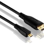 PureLink Kabel HDMI - Micro-HDMI (HDMI-D), 2 m, Kabeltyp: Anschlusskabel, Videoanschluss Seite A: HDMI, Videoanschluss Seite B: Micro-HDMI (HDMI-D), Detailfarbe: Schwarz, Kabellänge: 2 m PI1300-020