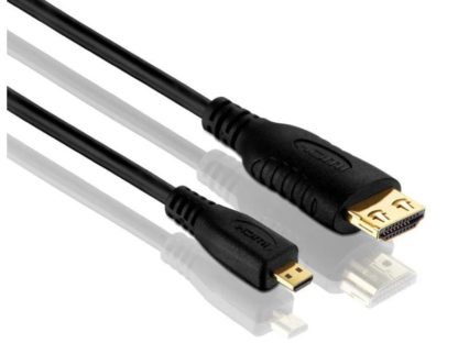 PureLink Kabel Micro-HDMI (HDMI-D) - HDMI, 3 m, Kabeltyp: Anschlusskabel, Videoanschluss Seite A: Micro-HDMI (HDMI-D), Videoanschluss Seite B: HDMI, Detailfarbe: Schwarz, Kabellänge: 3 m PI1300-030