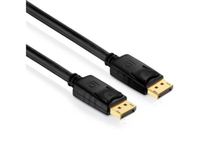 PureLink Kabel DisplayPort - DisplayPort, 1 m, Kabeltyp: Anschlusskabel, Videoanschluss Seite A: DisplayPort, Videoanschluss Seite B: DisplayPort, Detailfarbe: Schwarz, Kabellänge: 1 m PI5000-010