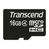SDHC CARD MICRO 16GB CLASS 4 W/O ADAPTER  NMS NS MEM TS16GUSDC4