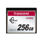 256GB CFX650 MEMORY CARD CFAST 2.0 SATA3 TURBO MLC  NMS NS MEM TS256GCFX650