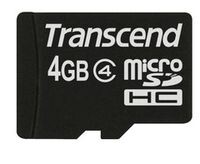 SDHC CARD MICRO 4GB CLASS 4 W/O ADAPTER  NMS NS MEM TS4GUSDC4