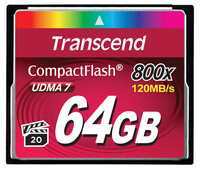 64GB CF CARD (800X TYPE I ) .  NMS NS MEM TS64GCF800
