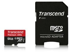 64GB MICROSDXC C.10 U1 W/ADAPT .  NMS NS MEM TS64GUSDU1