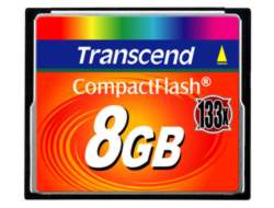 COMPACT FLASH CARD 8GB MLC 133X  NMS NS MEM TS8GCF133