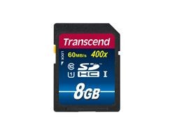8GB SDHC CLASS10 UHS-I 400X GEEIGNET F/ SDXC-/SDHC- GERAETE  NMS NS MEM TS8GSDU1