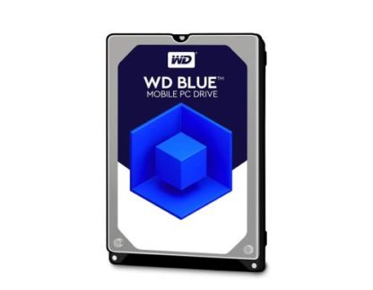 Western Digital Harddisk WD Blue 2.5" SATA 1 TB, Speicher Anwendungsbereich: Notebook, Speicherkapazität total: 1 TB, Dauerbetrieb: Nein, Speicherschnittstelle: SATA III (6Gb/s), Festplatten Formfaktor: 2.5", HDD Umdrehungsgeschwindigkeit: 5400 rpm WD10SPZX