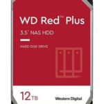 Western Digital Harddisk WD Red Plus 3.5", 12 TB, Speicher Anwendungsbereich: NAS, Speicherkapazität total: 12 TB, Dauerbetrieb: Ja, Speicherschnittstelle: SATA III (6Gb/s), Festplatten Formfaktor: 3.5", HDD Umdrehungsgeschwindigkeit: 7200 rpm WD120EFBX
