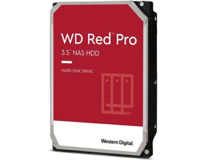 Western Digital Harddisk WD Red Pro 3.5" SATA 12 TB, Speicher Anwendungsbereich: NAS, Speicherkapazität total: 12 TB, Dauerbetrieb: Ja, Speicherschnittstelle: SATA III (6Gb/s), Festplatten Formfaktor: 3.5", HDD Umdrehungsgeschwindigkeit: 7200 rpm WD121KFBX