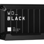WD Black Externe SSD Black D30 Game Drive 2000 GB, Stromversorgung: USB, Speicherkapazität total: 2000 GB, Speicherverschlüsselung: 256-Bit-AES, Detailfarbe: Schwarz, Dateisystem: exFAT (Windows & Mac OS), Schnittstellen: Type-A USB 3.1 (3.1 / 3.2 Gen. 2) WDBATL0020BBK-WESN