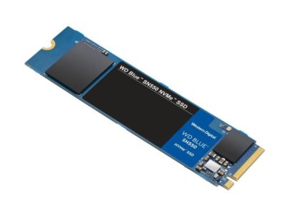 Western Digital SSD WD BLUE SN550 M.2 2280 NVMe 1 TB, Speicherkapazität total: 1000 GB, Speicherschnittstelle: PCI-Express x4, SSD Bauhöhe: 2.38mm, SSD Formfaktor: M.2 2280, Anwendungsbereich SSD: Consumer WDS100T2B0C