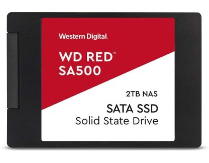 Western Digital SSD WD Red SA500 NAS 2.5" SATA 2000 GB, Speicherkapazität total: 2000 GB, Speicherschnittstelle: SATA III (6Gb/s), SSD Bauhöhe: 7 mm, SSD Formfaktor: 2.5", Anwendungsbereich SSD: Enterprise WDS200T1R0A