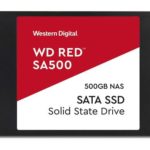 Western Digital SSD WD Red SA500 NAS 2.5" SATA 500 GB, Speicherkapazität total: 500 GB, Speicherschnittstelle: SATA III (6Gb/s), SSD Bauhöhe: 7 mm, SSD Formfaktor: 2.5", Anwendungsbereich SSD: Enterprise WDS500G1R0A