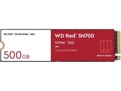 Western Digital SSD WD Red SN700 M.2 2280 NVMe 500 GB, Speicherkapazität total: 500 GB, Speicherschnittstelle: PCI-Express, SSD Bauhöhe: 2.38 mm, SSD Formfaktor: M.2 2280, Anwendungsbereich SSD: Enterprise WDS500G1R0C