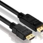 HDGear Kabel DisplayPort - HDMI, 5 m, Kabeltyp: Anschlusskabel, Videoanschluss Seite A: DisplayPort, Videoanschluss Seite B: HDMI, Detailfarbe: Schwarz, Kabellänge: 5 m X-DC055-050