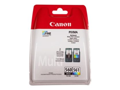 CANON CRG PG-560/CL-561 MULTI BL Ink Value Pack Black & Colour Cartridges 3713C006