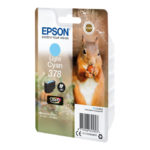 EPSON Singlepack Light Cyan 378 Squirrel Claria Photo HD Ink C13T37854010