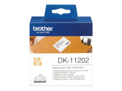BROTHER P-Touch DK-11202 die-cut mailing label 62x100mm 300 labels DK11202