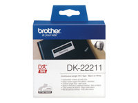BROTHER P-Touch DK-22211 white continue length film 29mm x 15.24m DK22211