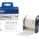 BROTHER P-Touch DK-22212 white continue length film 62mm x 15.24m DK22212