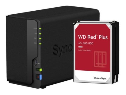 Synology NAS DiskStation DS220+ 2-bay 6 TB, Anzahl Laufwerkschächte: 2, Speicherkapazität: 6 TB, Arbeitsspeicher erweiterbar: Ja, Schnittstellen: RJ-45 (1000Mbps), USB 3.0, Kensington-Schloss, RAID: Ja, Hot-Swap Unterstützung: Ja DS220+ 6TB WD Red