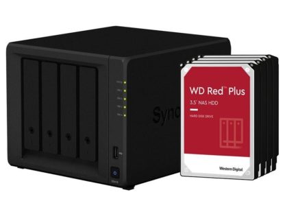 Synology NAS DiskStation DS420+, 4-bay 4 TB, Anzahl Laufwerkschächte: 4, Speicherkapazität: 4 TB, Arbeitsspeicher erweiterbar: Ja, Schnittstellen: USB 3.0, RAID: Ja, Hot-Swap Unterstützung: Ja DS420+ 4TB WD Red