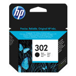 HP 302 Original Ink Cartridge black 190 Pages F6U66AE#UUS