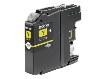 BROTHER LC121Y Ink yellow 300pages for DCP-J752DW,MFC-J470DW,-J870DW LC121Y