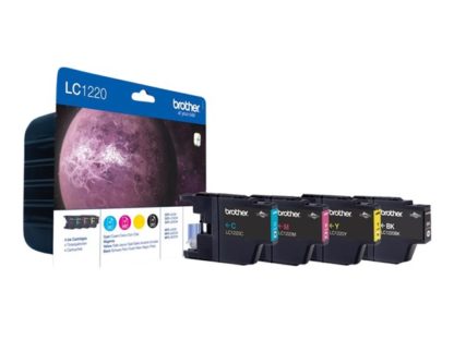 BROTHER LC-1220 Ink black and color Std Capacity 4 x 300 pages blister LC1220VALBP