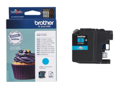 BROTHER LC-123 Ink cyan Std Capacity 600 pages LC123C