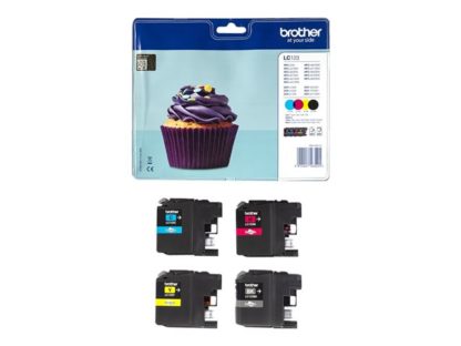 BROTHER LC-123 Ink black and color Std Capacity blister LC123VALBP