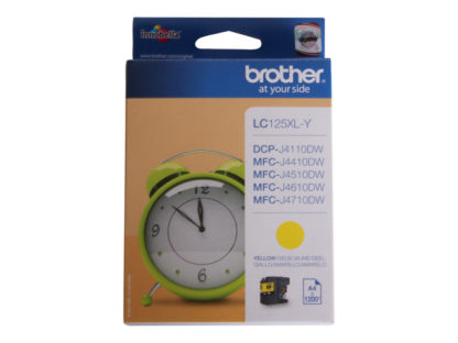 BROTHER LC125XLY Ink yellow 1200pages LC125XLY