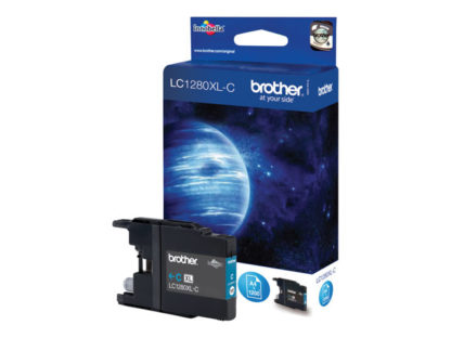BROTHER LC-1280 Ink cyan Extra high Capacity 1.200 pages LC1280XLC