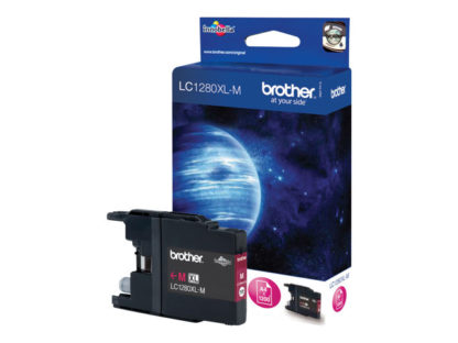 BROTHER LC-1280 Ink magenta Extra high Capacity 1.200 pages LC1280XLM
