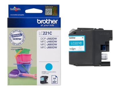 BROTHER LC221C ink cyan 300 pages LC221C