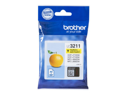 BROTHER Yellow ink cartridge with a capacity of 200 pages LC3211Y