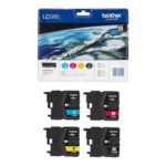 BROTHER LC-985 Ink black and color Std Capacity schw: 300 pages, Fb: 260 pages 4-pack blister LC985VALBP