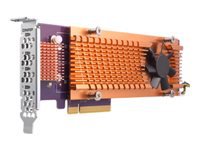 QNAP Quad M.2 PCIe SSD expansion card, QNAP Quad M.2 PCIe SSD expansion card for x73 TS-x77 TVS-x82 TS-x80U TS-x80U-SAS TS-1685 TS-x85U QM2-4P-384
