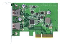 QNAP Dual USB3.2 G2 PCIe expansion card, QNAP Dual-port, USB3.2 Gen 2, PCIe expansion card QXP-10G2U3A