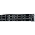 SYNOLOGY RS2421RP+ 12-Bay NAS-Rackmount, SYNOLOGY RS2421RP+, 12-Bay, NAS-Rackmount, AMD Ryzen Embedded V1500B, quad-core, 2.2GHz, 4GB DDR4 up to 32GB, RJ-45 4x1GbE RS2421RP+