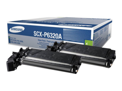 SAMSUNG SCX-P6320A 2-pack Black Toner SV496A
