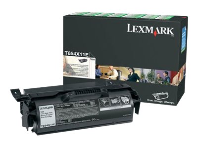 LEXMARK T654 Toner black Extra high Capacity 36.000 pages return T654X11E