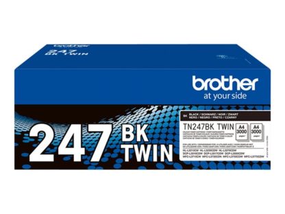 BROTHER TN247BK TWIN-pack black toners, BROTHER TN247BK TWIN-pack black toners BK 3000pages/cartridge TN247BKTWIN