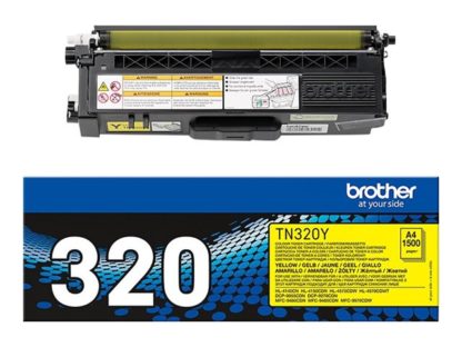BROTHER TN-320 Toner yellow Std Capacity 1.500 pages TN320Y