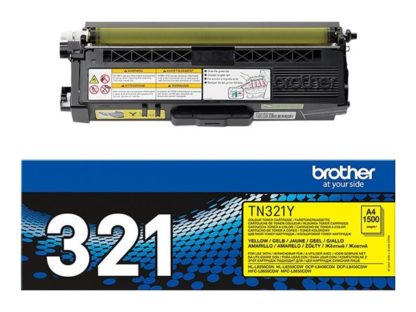 BROTHER TN-321Y Toner yellow Std Capacity 1.500 pages TN321Y