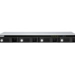 QNAP 4-bay 1U 12 short-depth rackmount 3.5in SATA HDD USB 3.0 type-C hardware RAID external enclosure TR-004U
