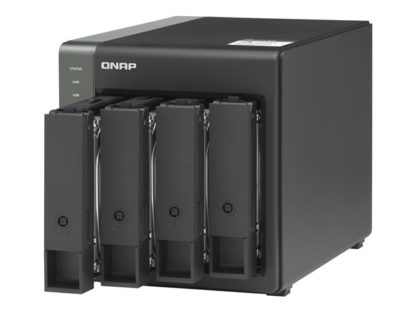 QNAP TS-431X3-4G 4-Bay NAS AL314, QNAP TS-431X3-4G, 4-Bay, NAS, AL314, 4GB DDR3L SODIMM RAM, SATA 6Gb/s, 1x 10GbE SFP+ LAN, 1x2.5GbE + 1xGbE LAN TS-431X3-4G