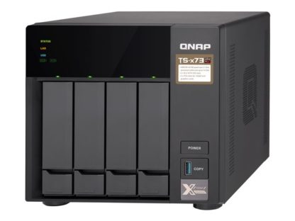 QNAP TS-473-4G, 4-Bay, SATA, 2.1GHz, 4GB DDR4, RAID 0, 1, 5, 6, 10, Tower TS-473-4G